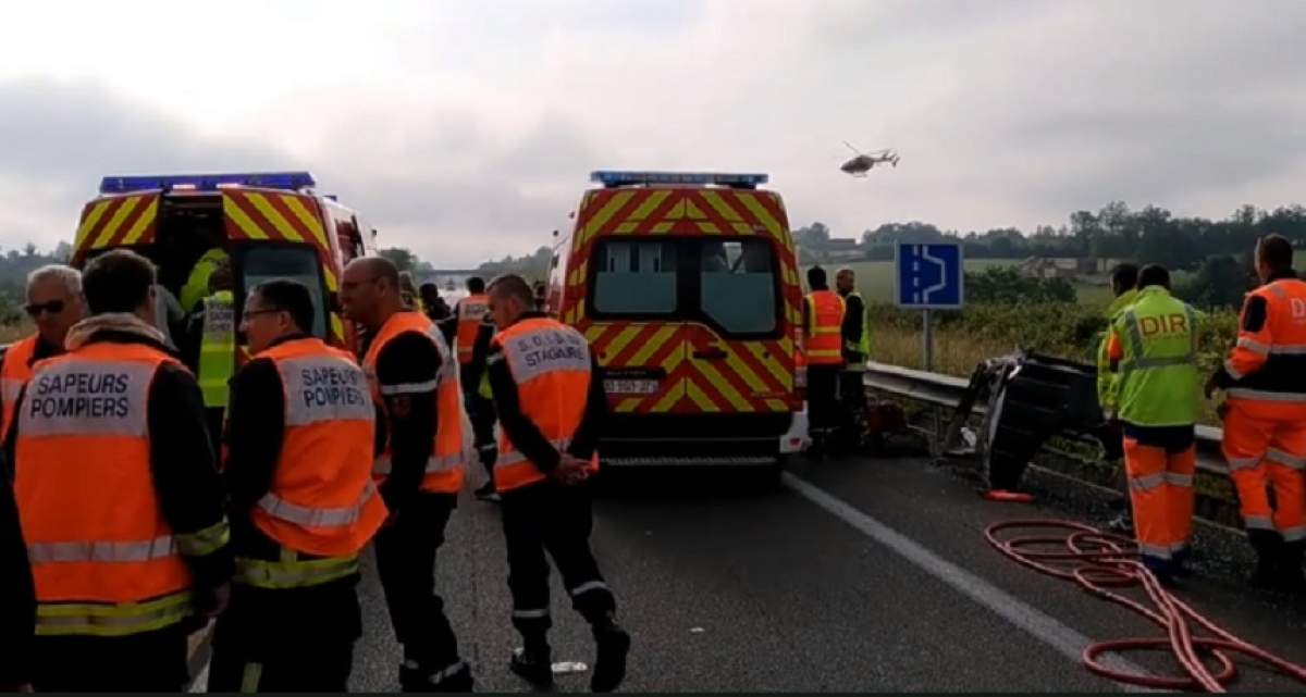 Accident extrem de grav în Franţa! Trei români au murit