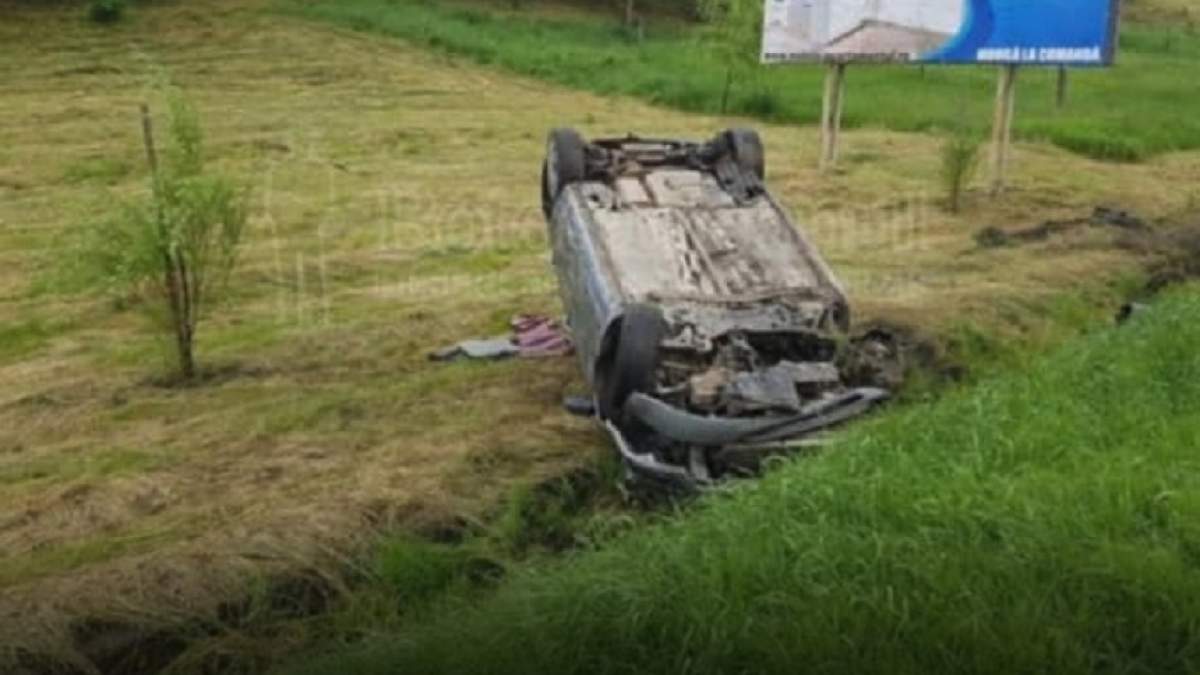 Cu permis de o lună, a depăşit pe linie continuă cu viteză peste limita legală! Accident grav în Botoşani