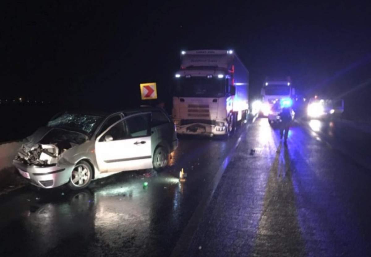 Unul mai beat decât altul! Accident uluitor în Constanţa, între un TIR şi un autoturism