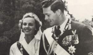 Imagini de colecţie de la nunta Regelui Mihai I cu Regina Ana. Galerie FOTO