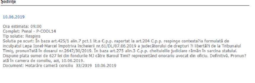 Decizie incredibilă după ce Ionel Marcel Lepa s-a sinucis în închisoare! Judecătorii au respins cererea