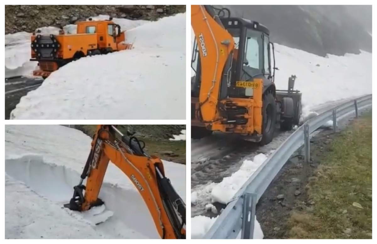 Troiene ca în decembrie, pe Transfăgărășan! Imaginile au devenit virale