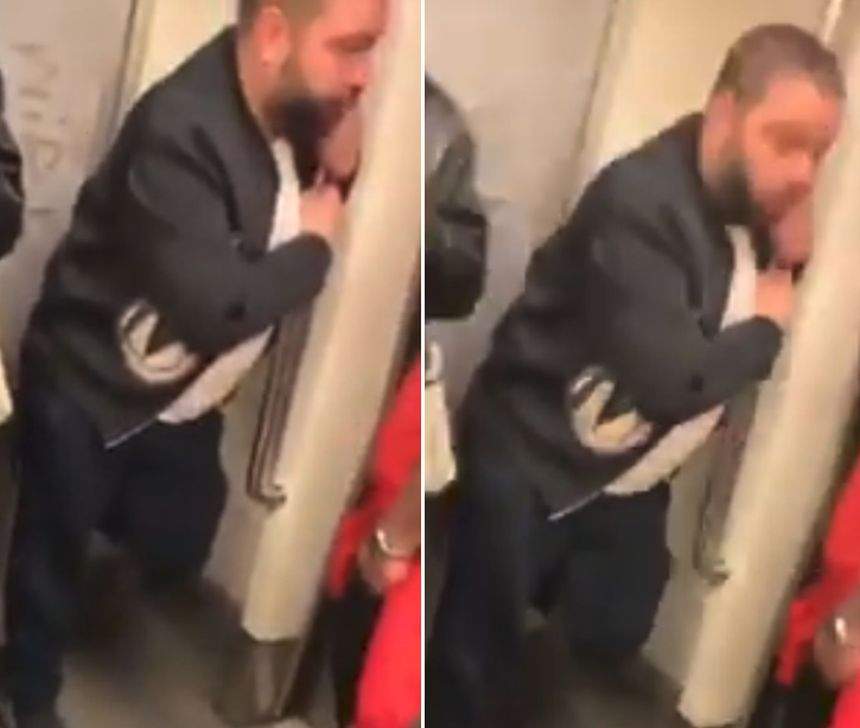 Florin Salam, surprins într-o ipostază delicată la metrou. Călătorilor nu le-a venit să creadă când l-au zărit / VIDEO