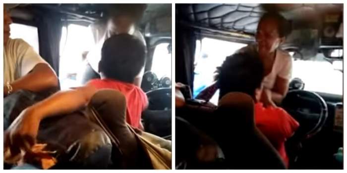 O femeie şi-a bătut soţul aflat la volan, după ce a aflat că are o amantă: "Cum poţi să-mi ruinezi familia?". VIDEO