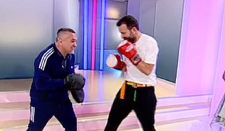 Meci de box la Răi da' buni. Câte runde rezistă Mihai Morar față în față cu Leonard Doroftei. VIDEO