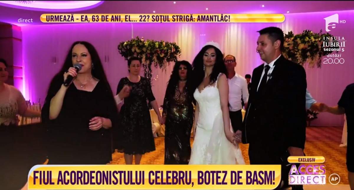 Maria Dragomiroiu, naşă de cinci stele! A lăcrimat, a jucat cu foc şi a cântat până a ridicat toţi nuntaşii în picioare! VIDEO