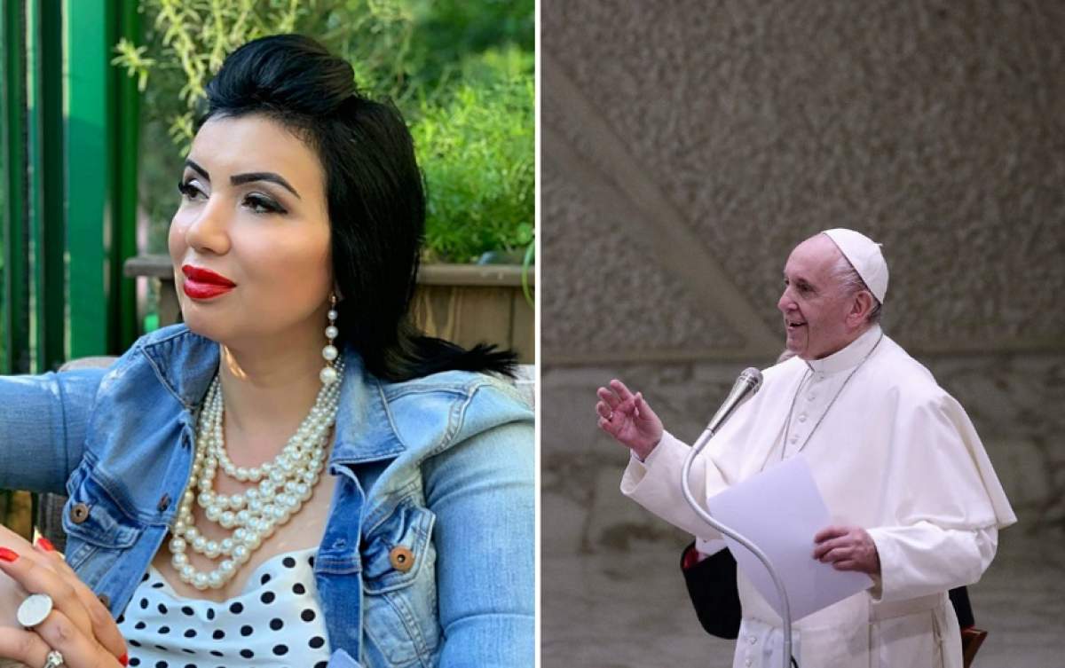 Papa Francisc a trecut prin faţa casei Adrianei Bahmuţeanu! Ce i-a cerut vedeta