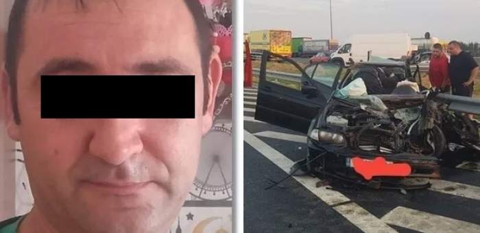 Cine este bărbatul care a provocat accidentul îngrozitor de pe A1. A băgat doi copii în comă și le-a omorât bunicii