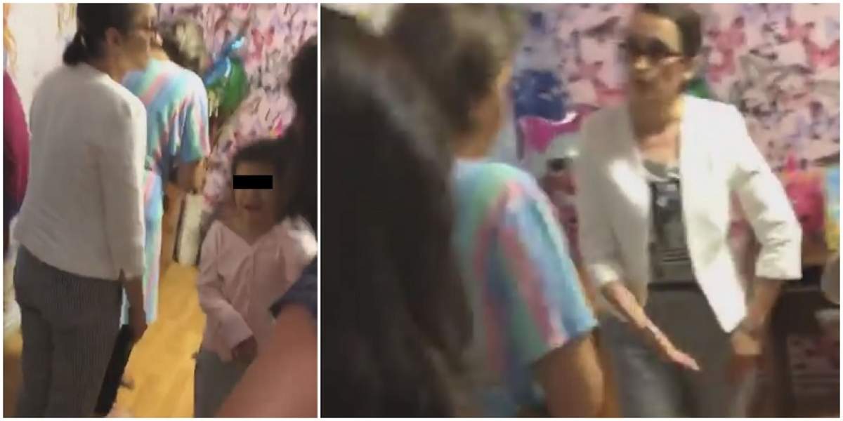 O fetiță de 9 ani este luată cu forța de mascați, ca să fie trimisă în America! "Mami, nu plec, nu vreau". VIDEO