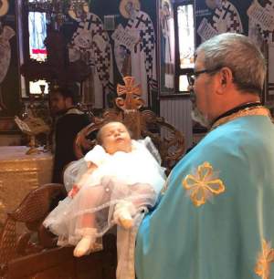 Ziua cea mare a venit! Codin Maticiuc și-a botezat fetița. Imagini uimitoare din biserică