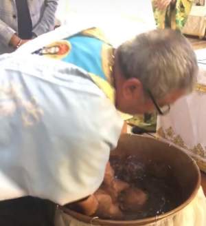 Ziua cea mare a venit! Codin Maticiuc și-a botezat fetița. Imagini uimitoare din biserică