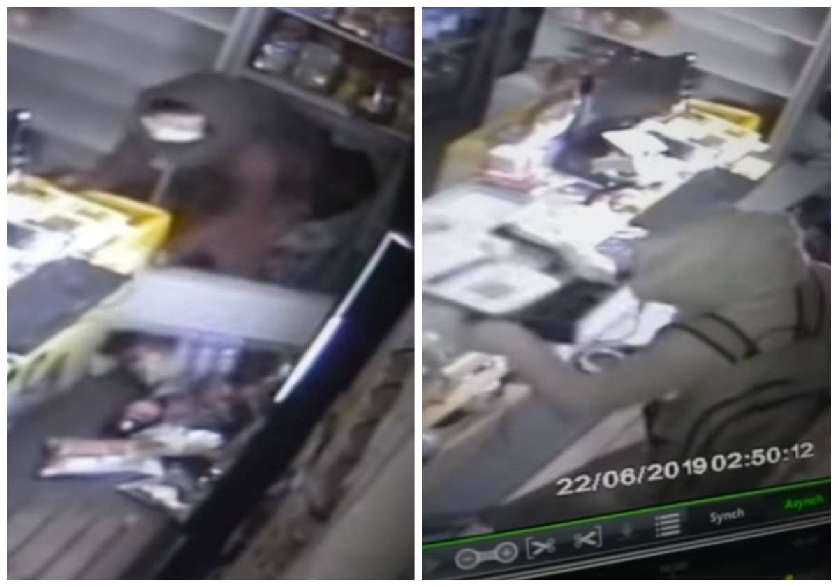 Modul uluitor prin care un hoț a jefuit un magazin din Bistrița. Polițiștii s-au amuzat copios. VIDEO