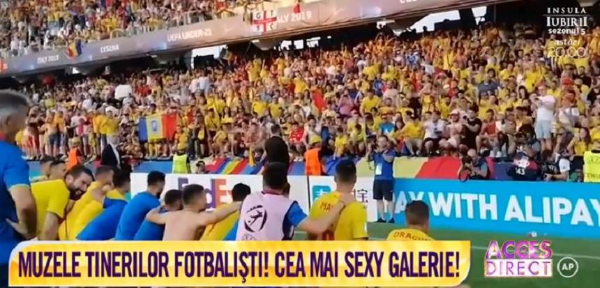 Ei, gladiatori în teren! Ele, bombe sexy! Cine sunt domnişoarele care le-au furat inimile „tricolorilor mici”. VIDEO