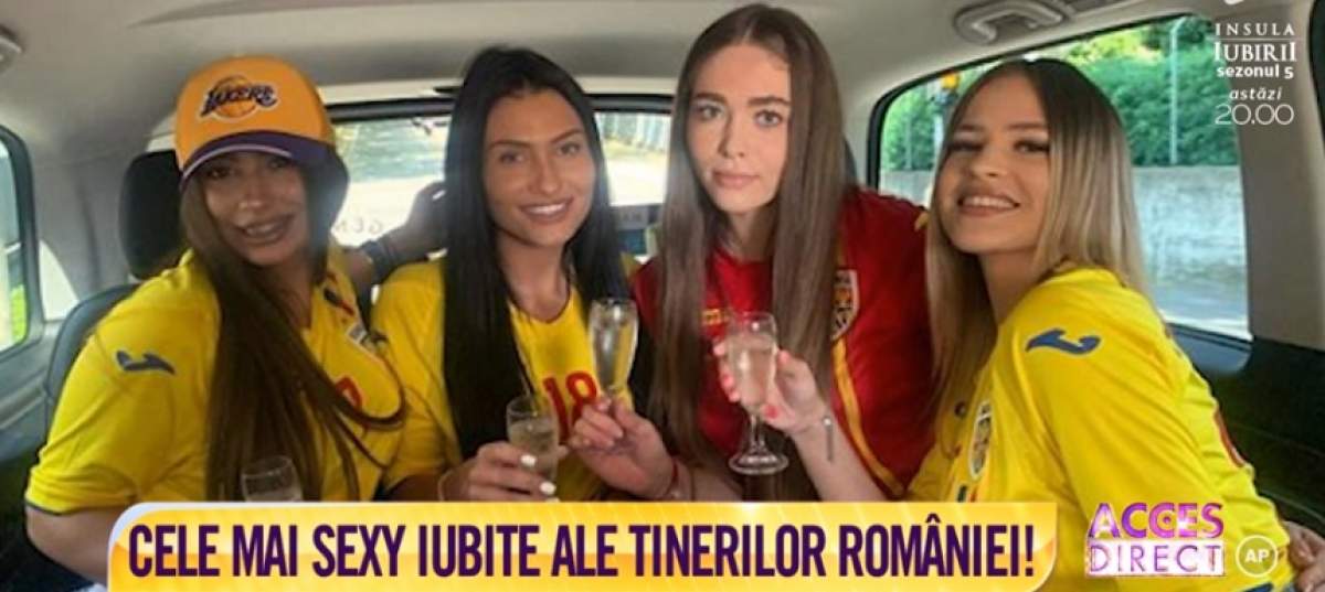 Ei, gladiatori în teren! Ele, bombe sexy! Cine sunt domnişoarele care le-au furat inimile „tricolorilor mici”. VIDEO