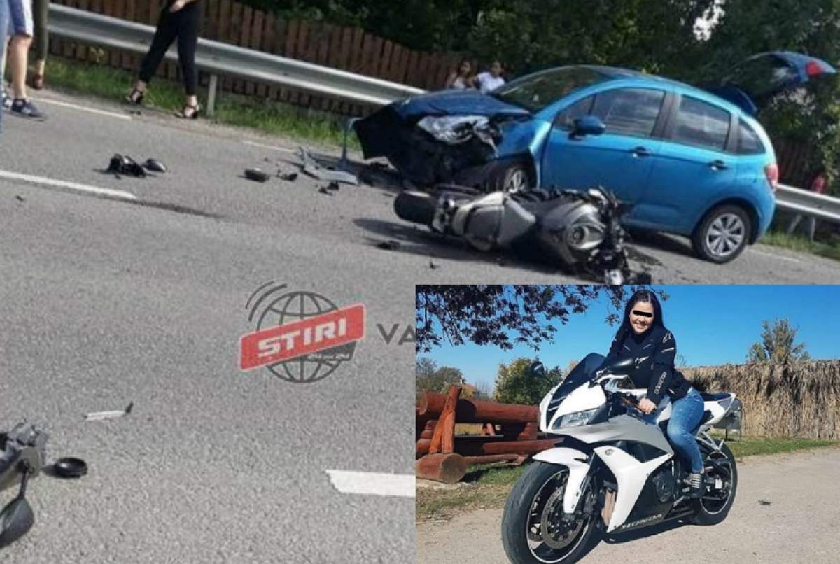 Motociclistă din Satu Mare, în stare gravă în urma unui accident rutier! Prietenii ei cer ajutor