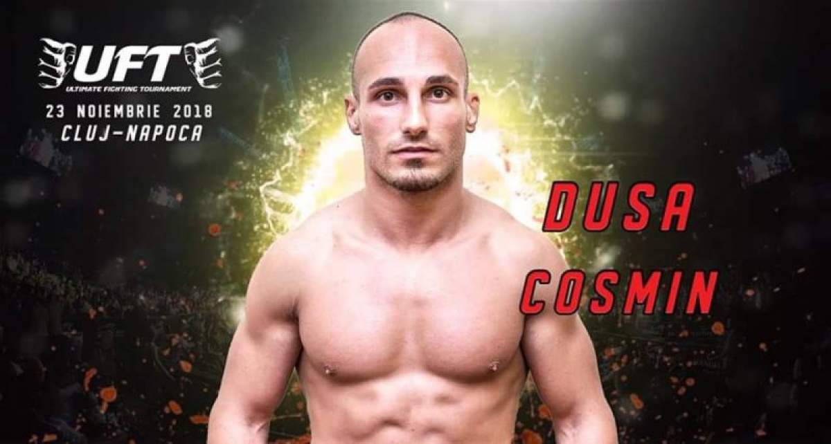 Luptătorul MMA Cosmin Dușa a murit, la numai 29 de ani. A intrat în comă în camera de hotel
