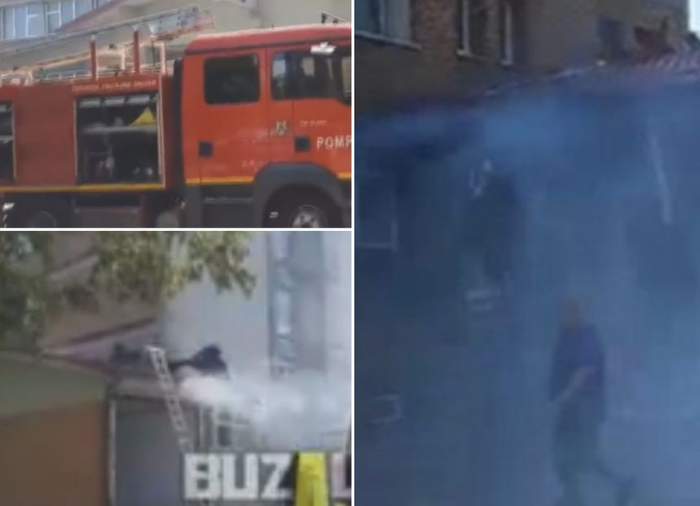 Incendiu la Spitalul Judeţean Buzău. 30 de pacienţi au fost evacuaţi de urgenţă / VIDEO