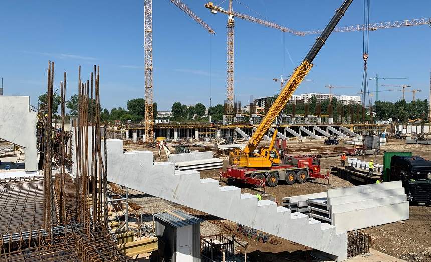 FOTO / Imagini şocante de pe şantierele din „Ghencea” şi „Giuleşti”! Stadionul „Steaua” prinde contur, iar la arena „Rapid” totul arată groaznic