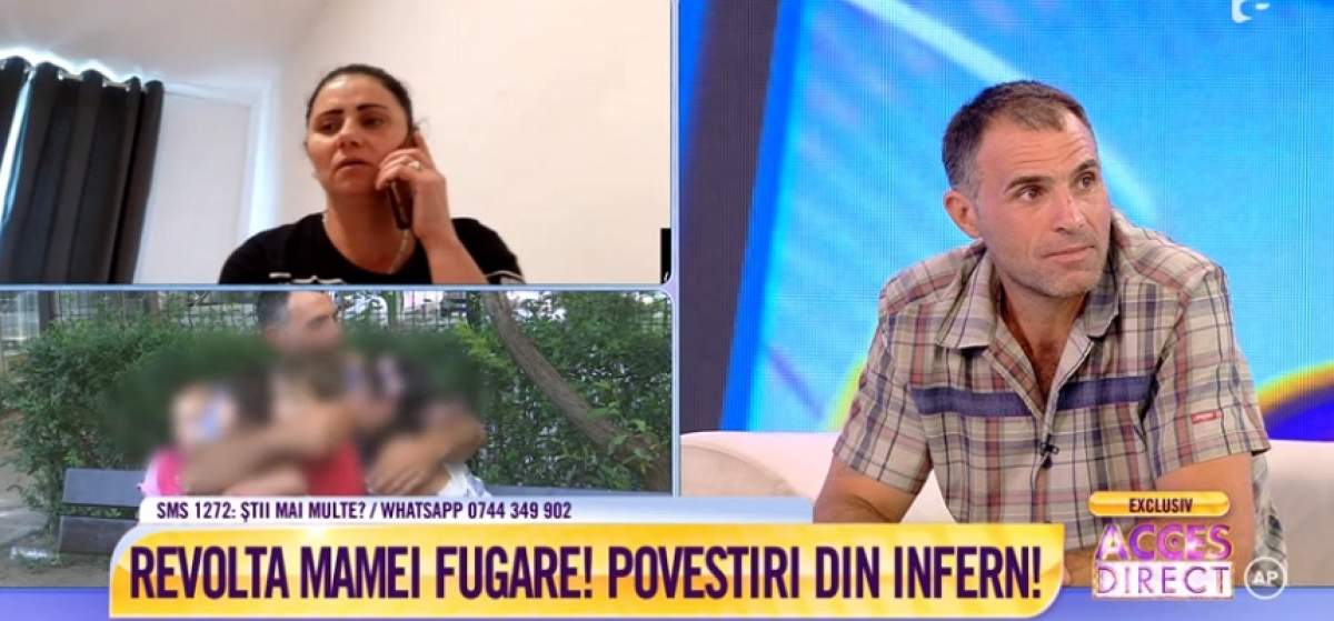 Ionela, femeia care şi-a abandonat cei opt copii, răspunde acuzaţiilor! "Eu de frică am plecat". VIDEO