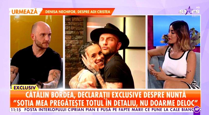 Cătălin Bordea se însoară. "O să avem 80 de invitaţi maximum"