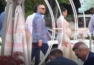 Primele imagini de la petrecerea de nuntă a lui Carmen Simionescu și Bogdan Căplescu! Cine le-a fost alături viitorilor părinți. VIDEO PAPARAZZI
