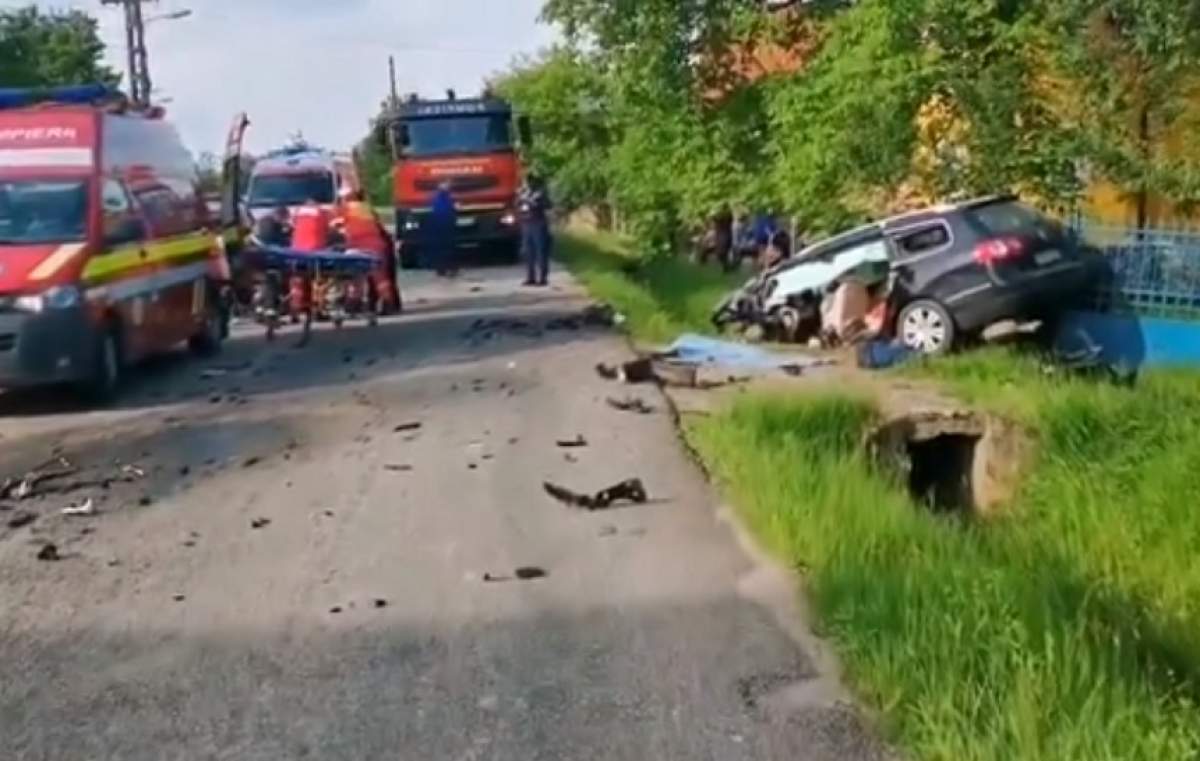 Tragedie pe un drum din Satu Mare! Un mort şi mai mulţi răniţi, în urma impactului