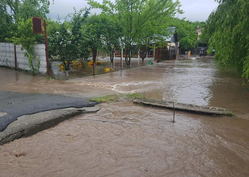 Stelian Ogică, victima inundaţiilor: "Ajutooor" / VIDEO