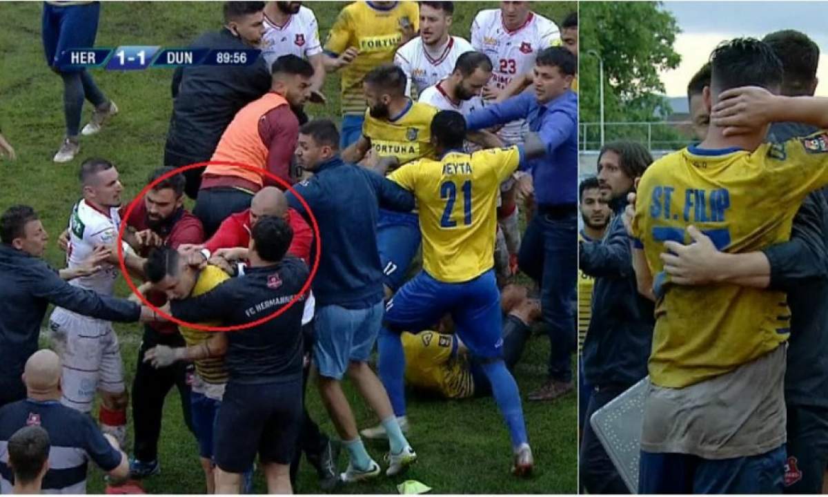 Scene incredibile în Liga 1! Vasile Miriuţă l-a lovit cu pumnii în cap pe Steliano Filip