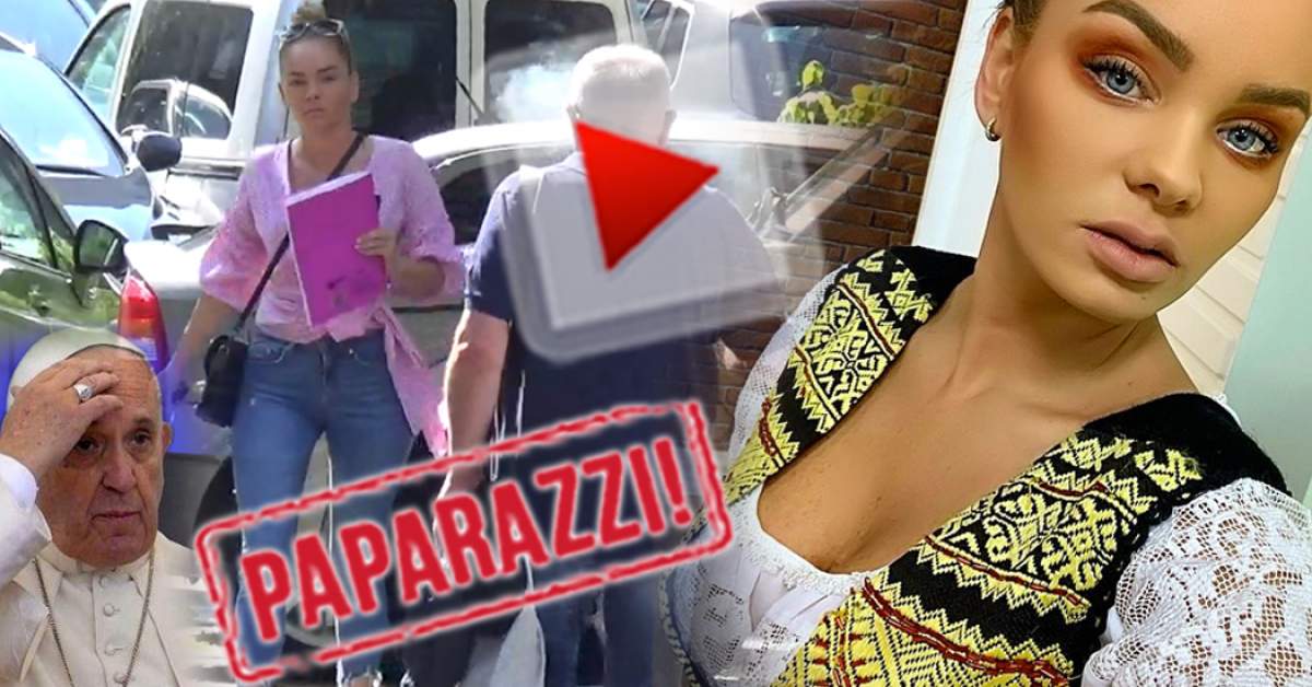 VIDEO PAPARAZZI / Venirea Papei Francisc în România i-a creat probleme Mariei Constantin! Gestul din cauza căruia oamenii legii au luat-o în vizor pe vedetă