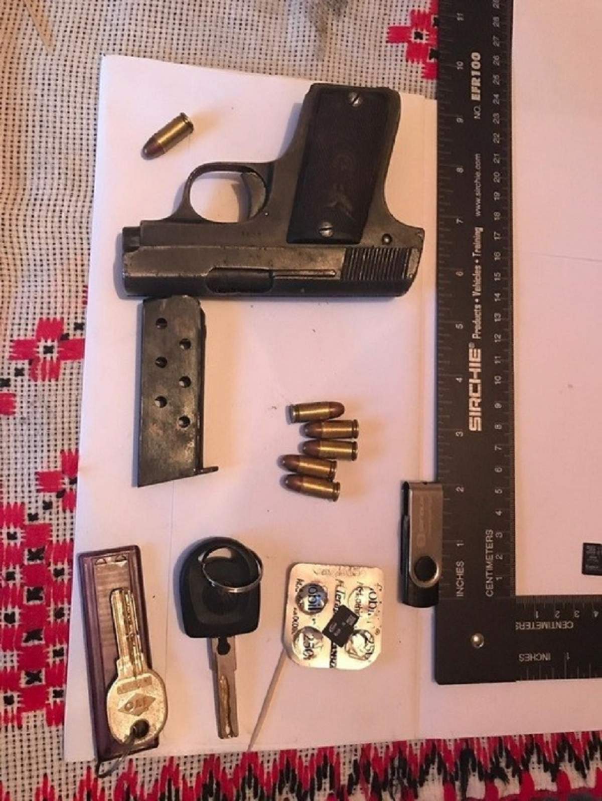 Cum arată arma folosită de Marcel Lepa, criminalul polițistului din Timiș!