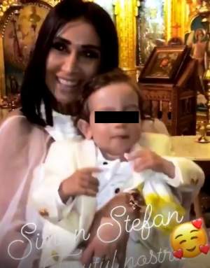 Petrecere dublă în familia lui Florin Salam! Manelistul și-a botezat băiețelul, în ziua în care Roxana Dobre și-a aniversat ziua de naștere. VIDEO