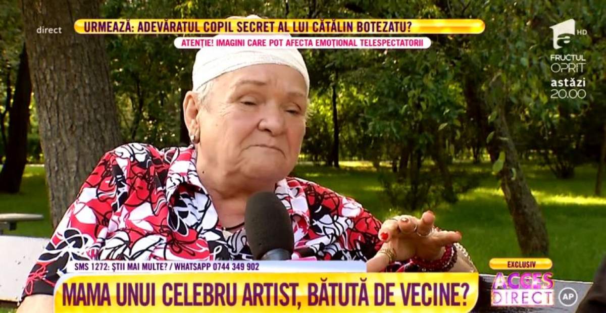 Mama unui artist celebru, bătută de vecini. "Mi-au dat în cap şi m-au sechestrat"