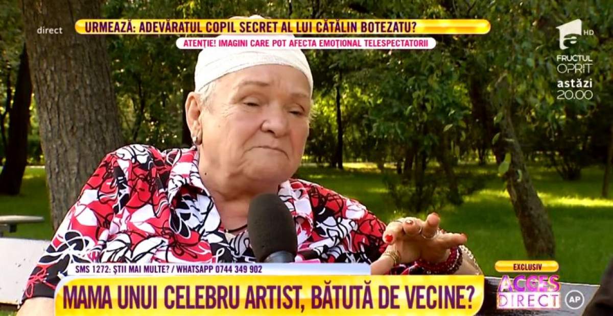 Mama unui artist celebru, bătută de vecini. "Mi-au dat în cap şi m-au sechestrat"