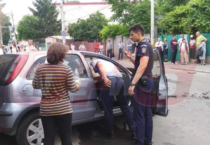Accident foarte grav în Bucureşti! A intrat cu viteză pe contrasens şi a lovit un autobuz / VIDEO