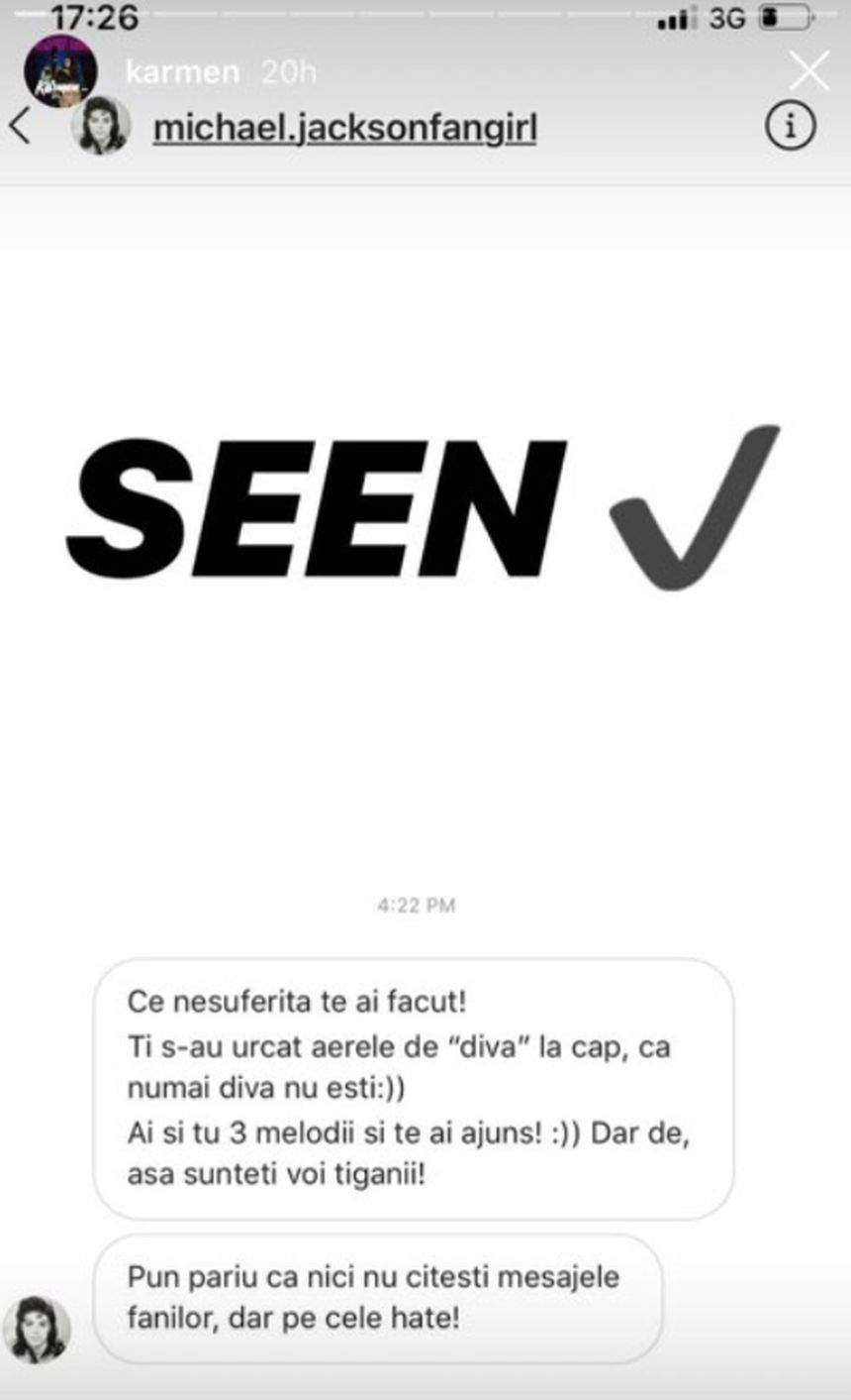 Carmen Simionescu, atacată de fani. Artista le-a dat o replică pe măsură. "Ţi s-au urcat la cap aerele de divă"