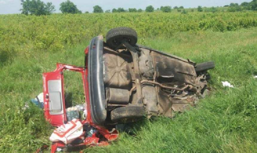 Accident mortal în Brăila! Un șofer fără permis și beat a provocat o tragedie soldată cu 2 morți și 3 răniți