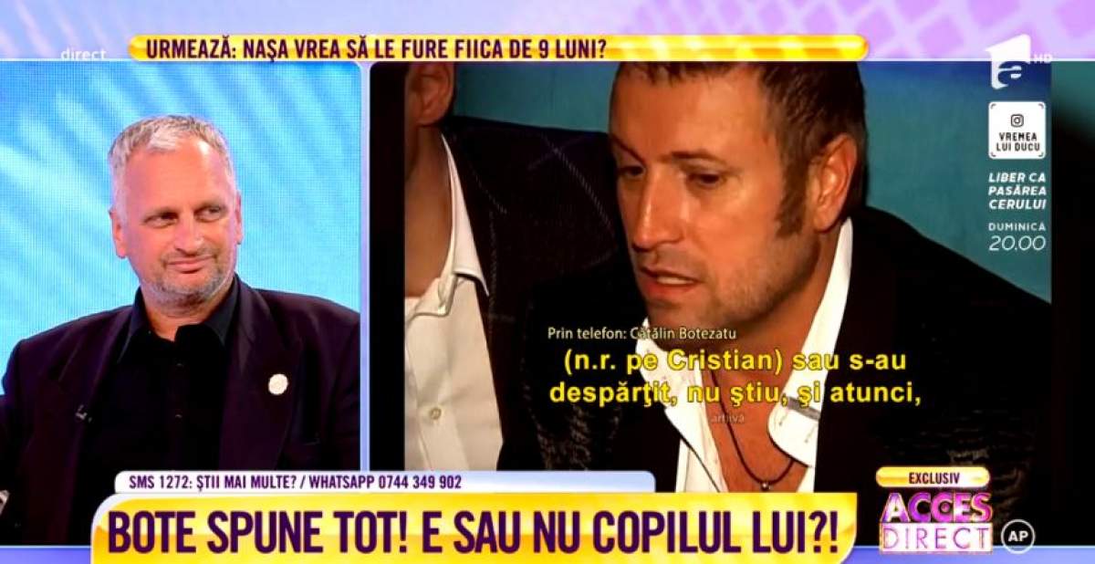 Cătălin Botezatu neagă că ar avea un copil secret. "Nu îl ştiu"