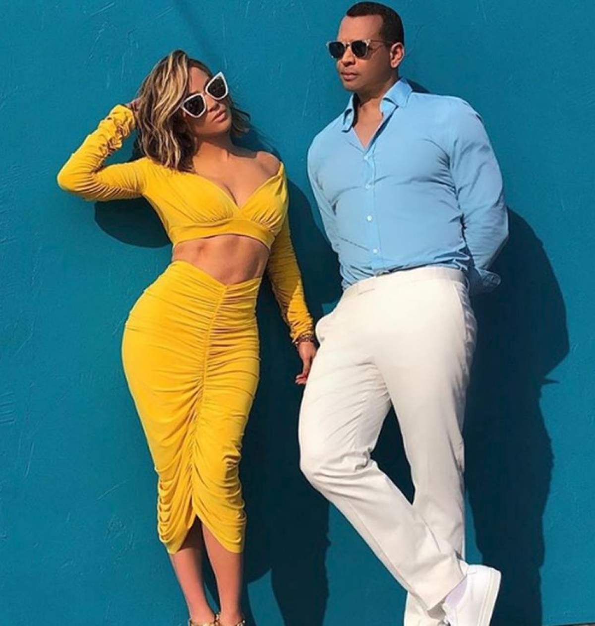 Jennifer Lopez şi Alex Rodriguez, prima şedinţă foto împreună. Imagini senzaţionale cu cuplul momentului / VIDEO