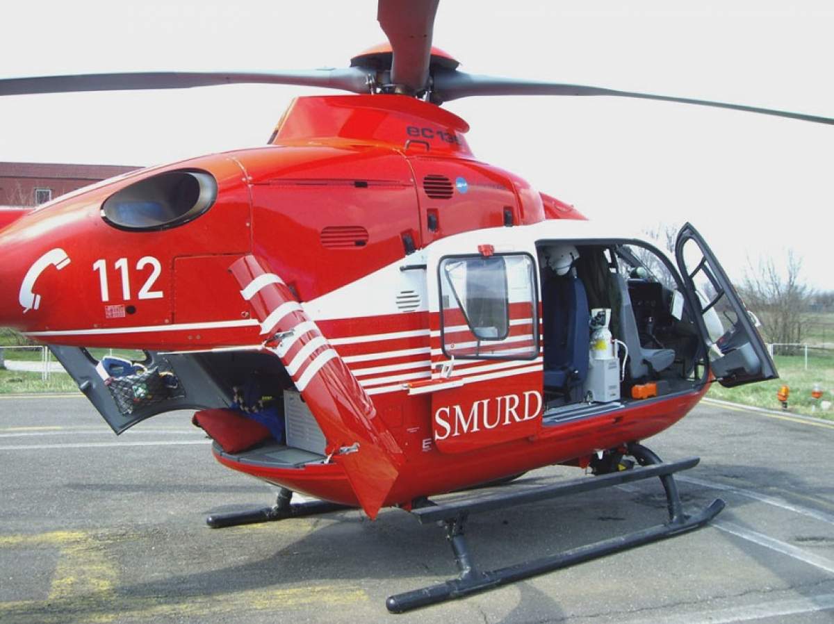 Copil de doi ani, transportat cu elicopterul SMURD la spital, după ce a înghițit otravă de șoareci