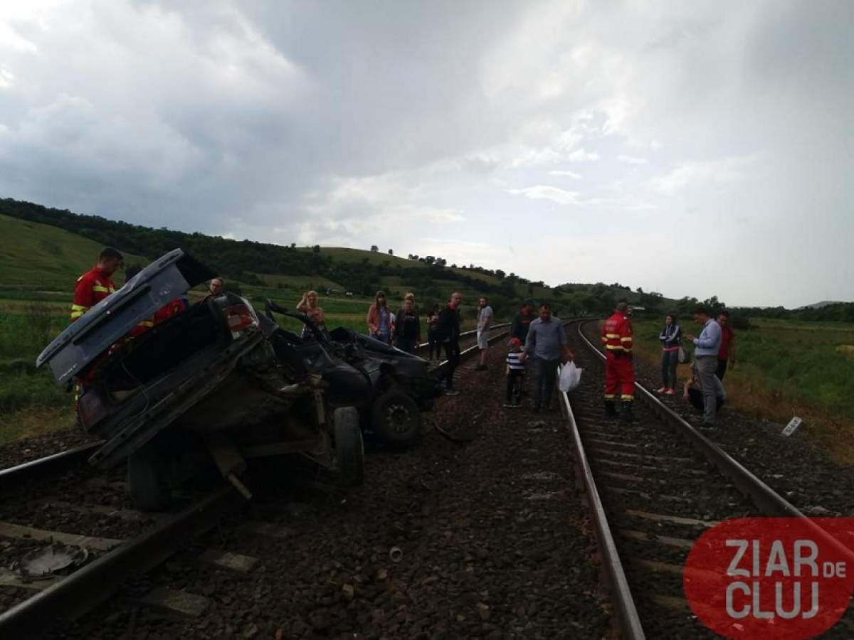 Şoferul vinovat de accidentul feroviar din Cluj nu avea permis, iar autoturismul era radiat