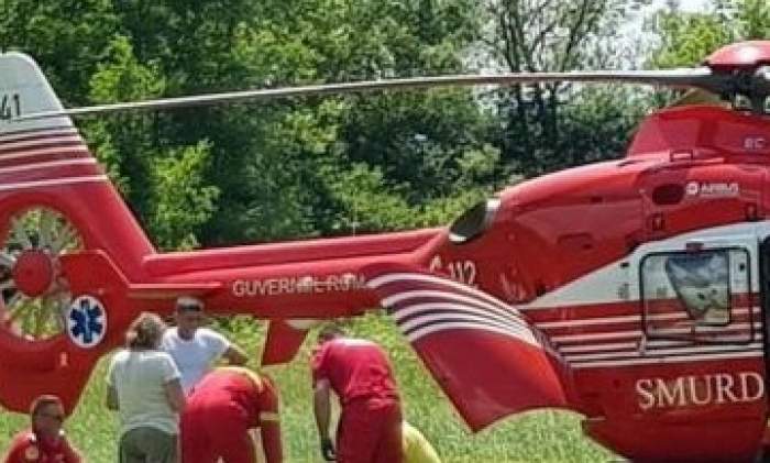 Turist din Ungaria, în stop cardio-respirator, după ce a căzut de pe o stâncă. A intervenit elicopterul SMURD