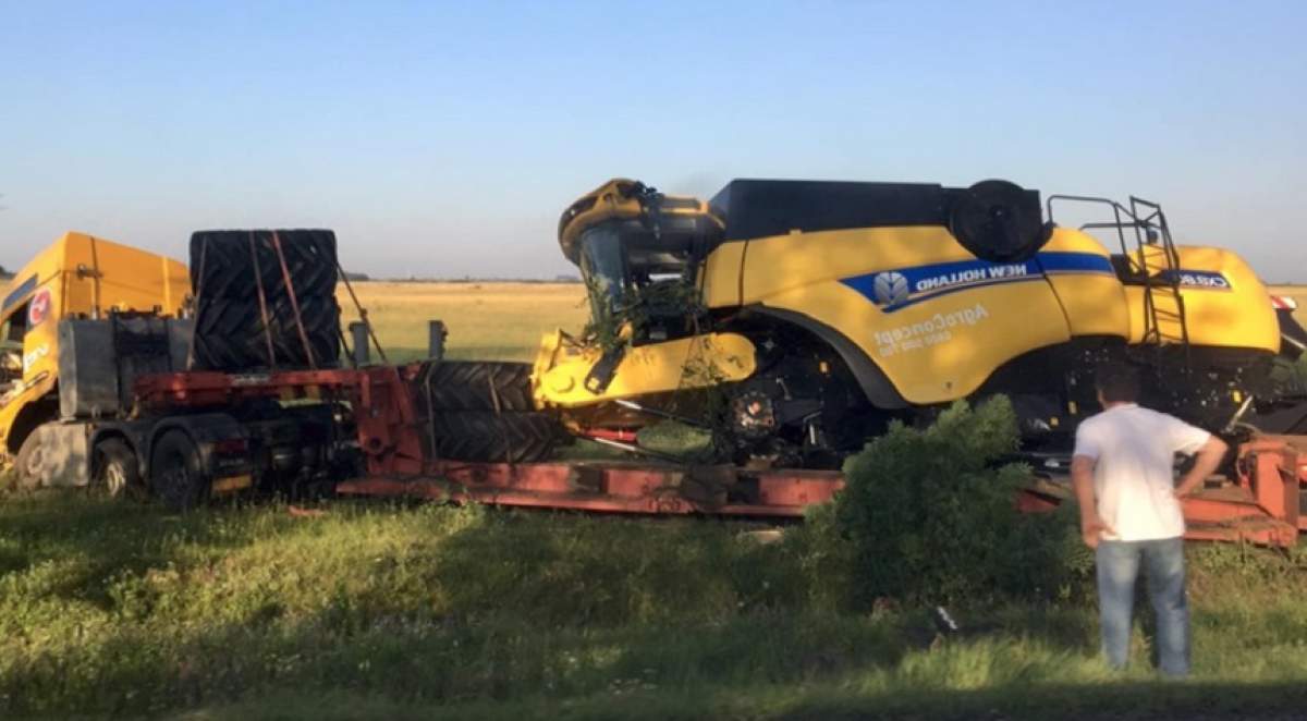 Grav accident în Arad, după ce un autoturism s-a ciocnit de un camion. Sunt mai multe victime!