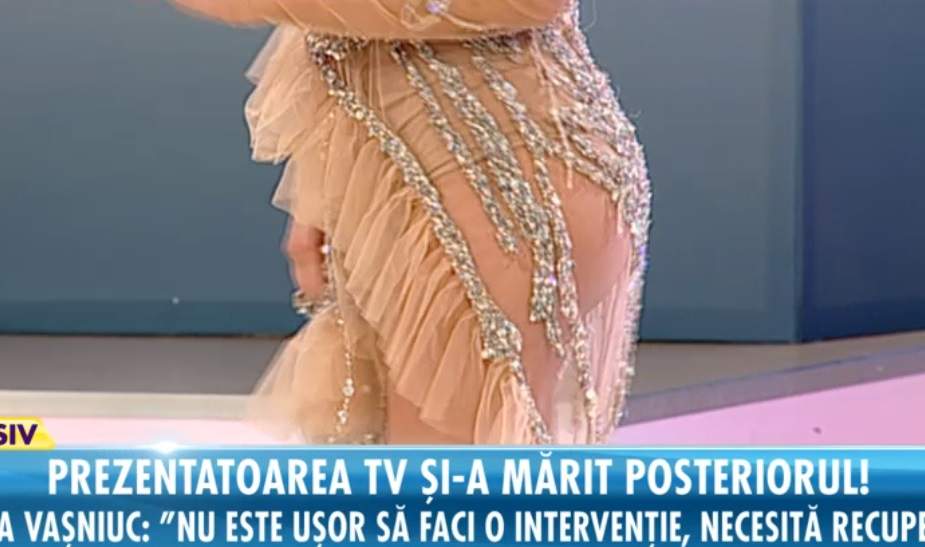 Roxana Vașniuc și-a mărit posteriorul! Primele imagini cu noua „achiziție” a prezentatoarei TV