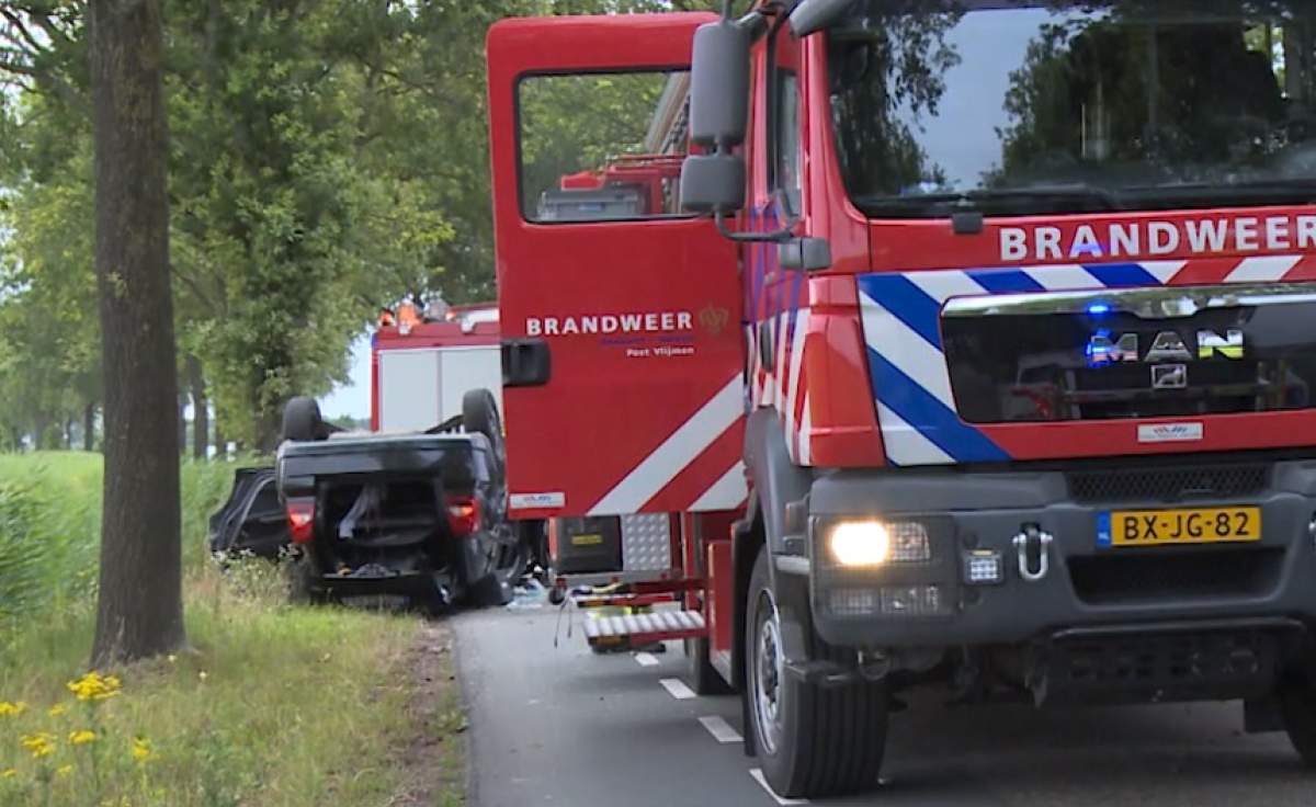 Român mort într-un accident foarte grav în Olanda! A intrat direct într-un copac