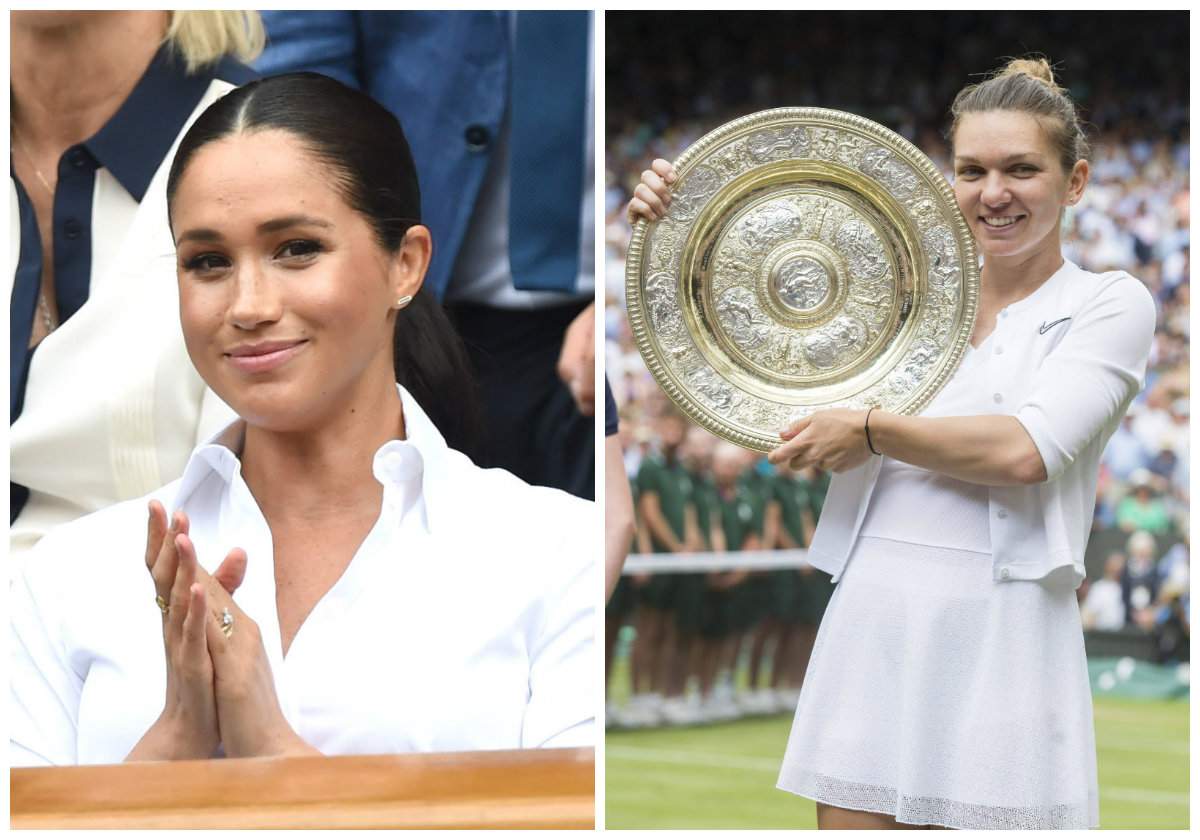 De ce nu a felicitat-o Meghan Markle pe Simona Halep, după finala Wimbledon. Serena Williams i-a luat apărarea!