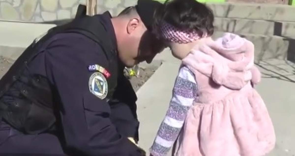 Jandarmul care a salvat o fetiță de 3 ani de la șoc anafilactic, premiat ca un erou de MAI