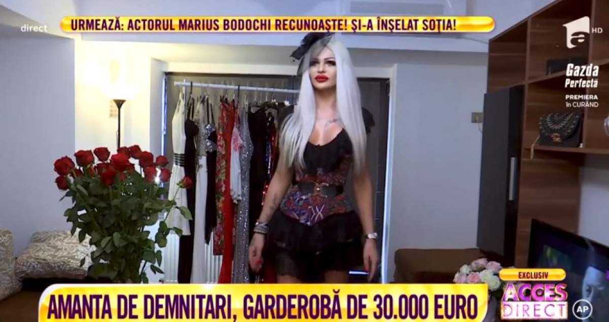 Aşa arată paradisul hainelor. Loredana, amanta de demnitari, dressing de 30.000 de euro / VIDEO