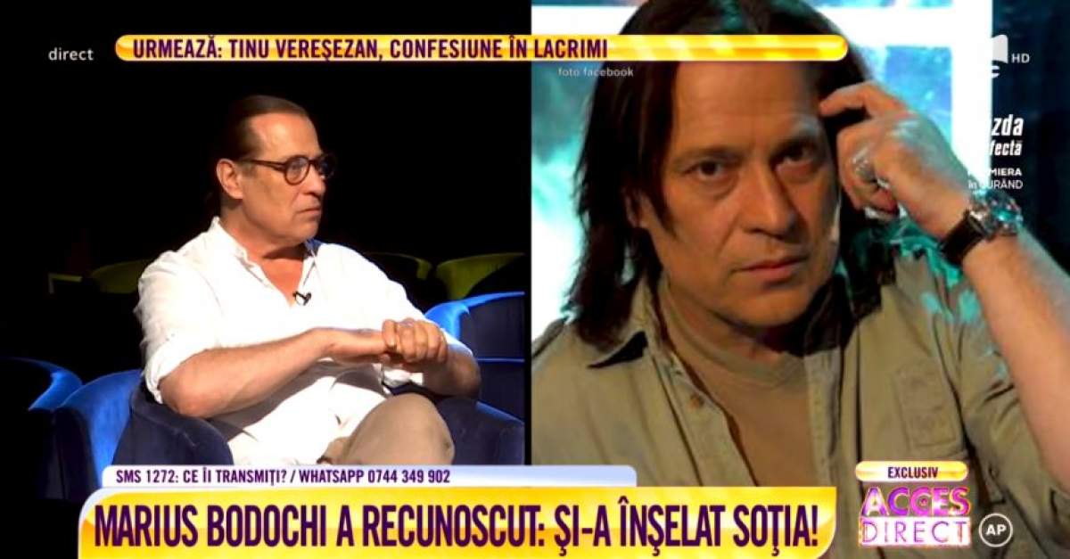 Marius Bodochi a recunoscut la tv că şi-a înşelat soţia. "Dar nu cu sufletul. Ea a aflat"