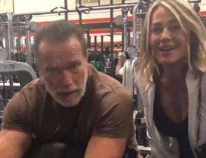 Nadia Comăneci şi Arnold Schwarzenegger, apariţie de senzaţie cu declaraţii pe măsură! "Asta este relația noastră". VIDEO
