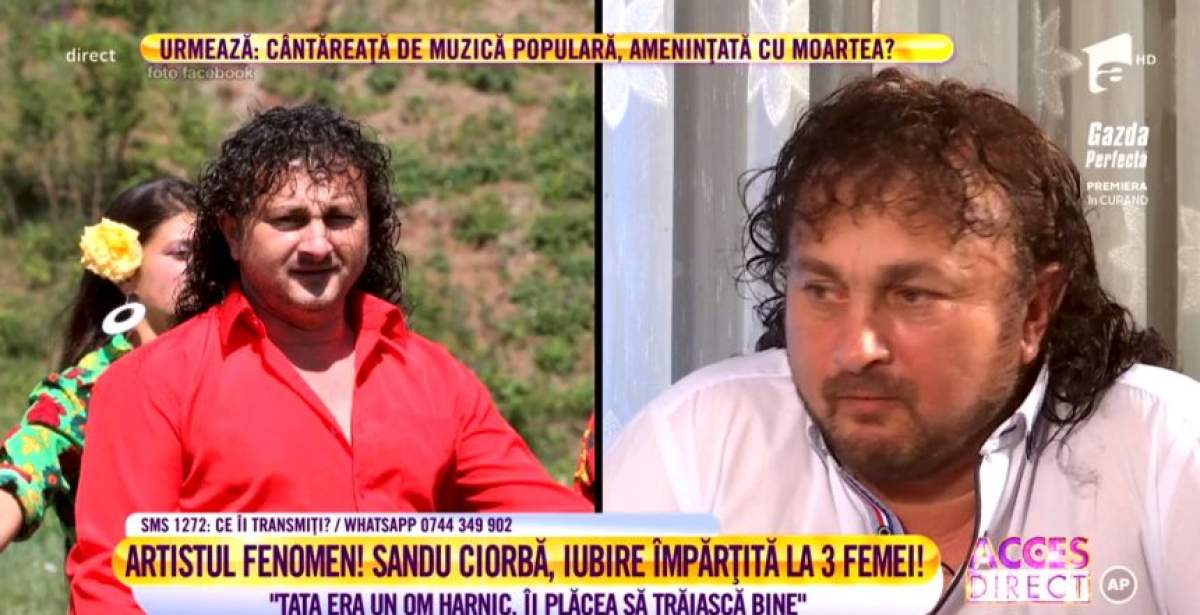 Îl ştie toată ţara, dar puţini îi cunosc drama. Sandu Ciorbă a primit cea mai tristă veste din viaţa lui chiar în timpul unei cântări